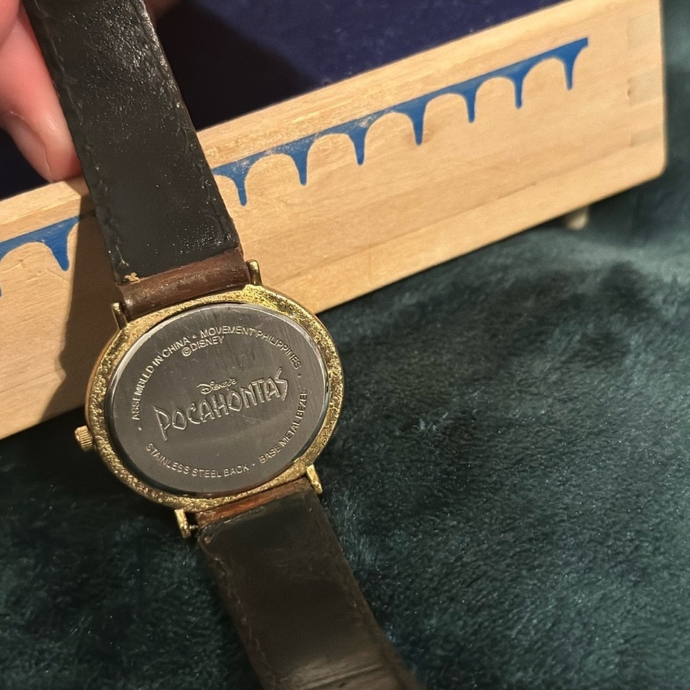 Disney Pocahontas Timepiece with Black Strap - Picture 3 of 4